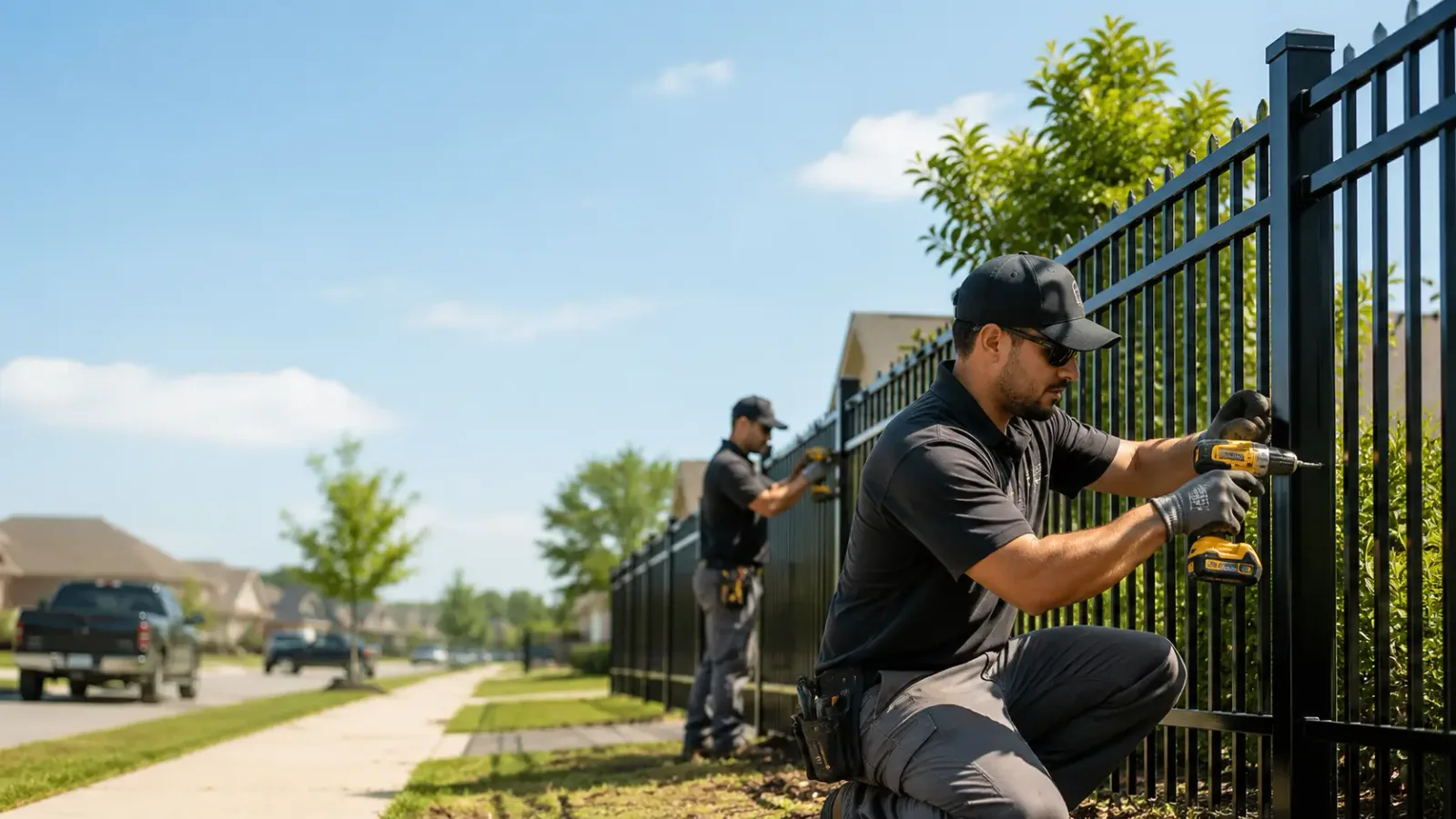 Metal Fence Installation in Olmito, TX